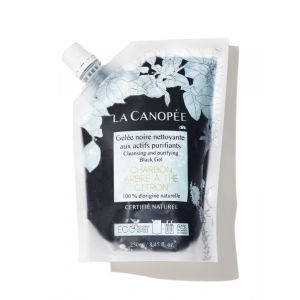 LA CANOPEE Gelée noire nettoyante aux actifs purifiants Eco-recharge 250ml (COSMESTORE France, neuf)