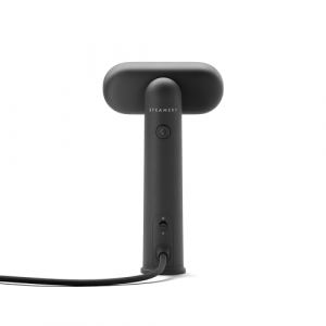 Steamery Travel Steamer Cirrus Lite, 1200 W, D&eacute;bit de vapeur 16 g/min, Dur&eacute;e de chauffe 18 secondes, Portable et Pliable, T&ecirc;te de d&eacute;froissage rotative, Technologie Dry Steam, Charcoal (Steamery AB, neuf)