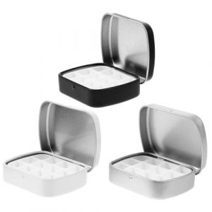 minkissy Palette De Peinture Vides Avec Couvercle Boîte De Rangement Avec Compartiments Pour Aquarelle Acrylique Huile Fournitures Artistiques De Voyage (Master Self, neuf)