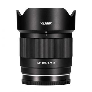 VILTROX 35mm f/1.7 E, Objectif &agrave; Mise au Point Automatique de 35mm F1.7 pour Monture E de Sony, Objectif &agrave; Grande Ouverture,Compatible Sony a6500, ZV-E10, A6700, a7RII, a7SIII, a7IV, a9, ZV-E1 (VILTROX Official-EU, neuf)