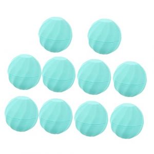 OSOLADY 10pi&egrave;ces Lot De Tubes L&egrave;vres Sph&eacute;riques Rechargeables Plastique S&ucirc;r Pour Poche Ou Paquet &agrave; Main Lors De Vir&eacute;es Entre Filles (Yunomiy, neuf)