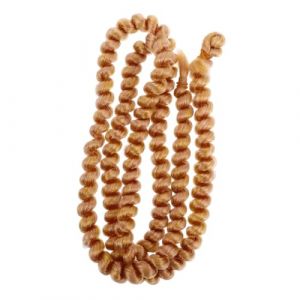 PACKOVE Postiche Bouclée pour Poupée DIY en Matériau Synthétique 1 Pièce Cheveux Délicats Facile à Porter pour Garçon et Filles pour Artisanat et Réparations de Poupées (Spring TU, neuf)
