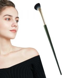 Pinceau pour de nez en forme d'éventail, pinceau pour contour du nez | Pinceau contour en forme de demi-éventail | Outils de maquillage, brosse coudée à poils souples, surligneur, cosmétiques sous les (herin, neuf)