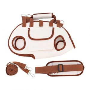 Fenteer Sac de Transport pour Petit Chien Harnais de Portage Confortable avec Sangle D'&Eacute;paule &Eacute;paisse et Maille A&eacute;r&eacute;e Adapt&eacute; pour Randonn&eacute;e et D&eacute;placements U, S (fenteer, neuf)