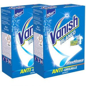 Vanish Activateurs Blanc Anti-grisaille - lot de 2 x 10 Sachets (Pennguin-FR-Home, neuf)