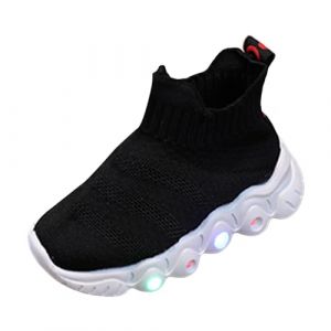 Gdqzzeaiix Chaussure de Course Fille GarçOn,LED Basket Lumineuse Unisexe Baskets à Semelles Epaisses,Tendance et Décontractées,Lumineuses,Baskets à Enfiler avec Semelles Souples pour 1-6 Ans (YaouElectric(7-12 jours de livraison), neuf)