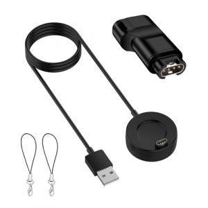 2 Pièces Câble de Charge USB Compatible avec Garmin Lily Forerunner 35 230 235 630 645 Music 735XT Approach G10 S20 Vivomove HR ForeAthlete 35J–Chargeur Rapide et Stable 100 cm Accessoires Montres GPS (guangzhoushikehankejiyouxiangongsi, neuf)