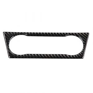 Voiture AC Control Panneau Cover Sticker Trim Premium Self Adhesive Carbone Fibre Decorative Cadre pour Mercedes A Class B Class GLA CLA Left Drive (Couleur Pure) (Kangtes, neuf)