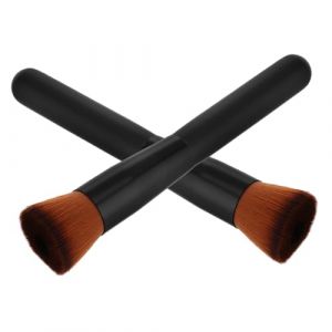 VICASKY 2pi&egrave;ces Pinceau Pour Fond De Teint Liquide Pinceau Maquillage Fond De Teint Plat Contour Pour Maquillage Liquide Pour Solaire (Micanties, neuf)