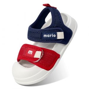 MK MATT KEELY Sandale Enfant Garcon Fille Sandales de Marche Bébé Bout Fermé Chaussure Été Confortable Plage,Bleu Marine,EU 21(140mm) (Matt Keely, neuf)