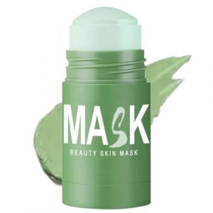 Diystar Masque Visage Th&eacute; Vert, Masque Point Noir, Green Mask Stick, Green Mask Stick Point Noir, Masque De Nettoyage Solide, Masque Nettoyant Au Th&eacute; Vert, Deep Cleansing Smearing Mask (1PC) (xiaxiappa99, neuf)
