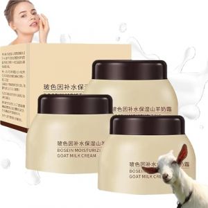 Crème hydratante au lait de chèvre aux perles de lait, crème nourrissante et raffermissante pour le corps, les mains et le visage (JieYuShangMaoUs, neuf)