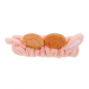 ELAYARD Bandeau Spa &Eacute;lastique Femme avec Oreilles de Mouton Mignonnes Bandeau Doux pour Nettoyage Visage Soins Peau et Maquillage Confortable et Irritation Accessoire Rose (Heyyii, neuf)