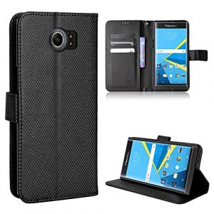 Coque Cuir pour Blackberry Priv Coque Housse Etui Cover,Coque pour Blackberry Priv STV100-4 STV100-3 STV100-1 V100 STV100-2 Coque Etui en Cuir PU pour t&eacute;l&eacute;phone Portable Black (Jielangxin, neuf)