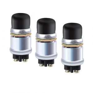 Bouton De Démarrage Étanche 12V 50A Interrupteur De Démarrage Klaxon Interrupteur De Démarrage Du Moteur Démarreur à Bouton-poussoir étanche Pour Bateau De Voiture (3 Pièces) (EHOTER Décor, neuf)