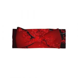 Adorable serre-t&ecirc;te pour b&eacute;b&eacute; avec imprim&eacute; fleurs de cerisier rouge &ndash; mignon et d&eacute;licat bandeau de princesse &ndash; bandeau de princesse doux et extensible (gaunjuhaodianpu, neuf)