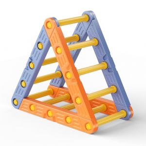 MINENICE Cadre d'escalade intérieure, Combinaison multifonctionnelle, Ensemble Comprend Triangle, Arc d'escalade, Toboggan, échelle et Repose-Pieds (Triangle) (PIERIOOCOMMUNEXIS, neuf)