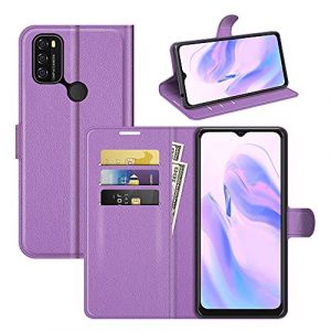 Fertuo Coque pour Blackview A70 / A70 Pro, Antichoc Portefeuille &Eacute;tui Housse en Cuir &agrave; Rabat Flip Cover Case avec Porte Carte, B&eacute;quille, Boucle Magn&eacute;tique pour Blackview A70 Pro, Violet (Fertuo Store, neuf)