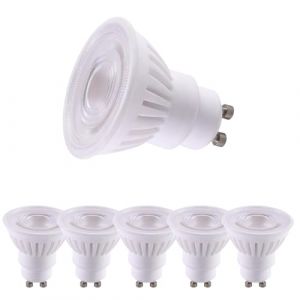 HUAMu Ampoules LED GU10 9W, &Eacute;quivalent Halog&egrave;ne 90W, 2700K Blanc Chaud, 36&deg; Angle Du Faisceau,Non-Dimmable, AC 85V-265V, Lot de 6 (HUAMu, neuf)