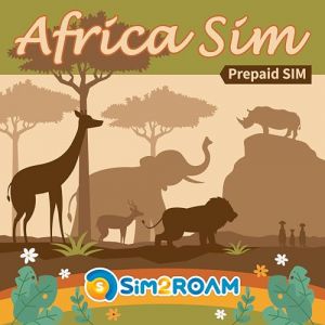 Carte SIM pr&eacute;pay&eacute;e Afrique | 30 Jours d'utilisation | Jusqu'&agrave; 20 Go de donn&eacute;es + 15 Min d'appels internationaux + 55 SMS | Compatible avec Plus de 20 Pays africains | Aucune Activation requise ! (AEROBILE, neuf)