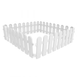 Homoyoyo 4 pi&egrave;ces Enclos Tortue Terrestre Ext&eacute;rieur Cl&ocirc;ture Plastique Modulaire Portable pour Lapins Reptiles et Petits Animaux Jardin S&eacute;curis&eacute; Flexible (S Wisdom HF, neuf)