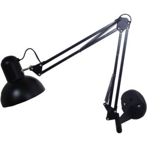 Applique murale industrielle noire à bras pivotant, applique murale réglable à bras long, lampe en aluminium à double bras pliable, éclairage mural d'architecte pour chambre à coucher, lecture, salon (YUZHONGCANG TYSHOP, neuf)