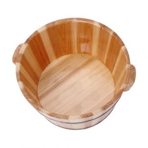 Fxzqgnh Bassine de p&eacute;dicure en bois incassable pour sauna (Aspire Hallmarks, neuf)
