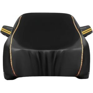 Housse de Protection Voiture Exterieur pour Jaguar XJ x350 2002-2009, Housses pour Auto, Bache Voiture Etanche Respirante avec Portes Latérales,Léger et Durable (TIANTIANDEXIOADIAN, neuf)