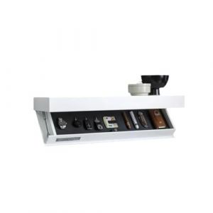 Coffre-fort flottant dissimul&eacute; pour armes, &eacute;tag&egrave;re design avec compartiments secrets, solution de stockage murale compacte, bo&icirc;te de rangement pour armes dans le salon (wanzaixianzapeibaihuoshanghang, neuf)