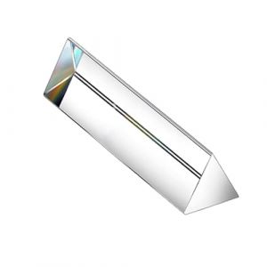 TopHomer Prisme triangulaire en cristal K9 transparent pour photo arc-en-ciel, prismes optiques en verre, physique, enseignement, spectre de lumi&egrave;re r&eacute;fract&eacute;, 200 mm (Gifts Mate, neuf)