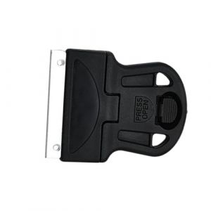 Grattoir r&eacute;utilisable professionnel en acier inoxydable pour enlever en toute s&eacute;curit&eacute; les ongles d&eacute;calcomanies nail art outil de nail art outil adapt&eacute; aux ongles surfaces en verre grattoir (Lsjuyxgsbss, neuf)