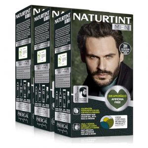 Naturtint Men Biobased | Coloration Permanente Sans Ammoniaque pour Hommes | Teinture pour cheveux et barbe | Couverture &agrave; 100% des cheveux blancs | Ingr&eacute;dients naturels | 5N Ch&acirc;tain Clair&hellip; (LABORATORIOS PHERGAL, S.A., neuf)