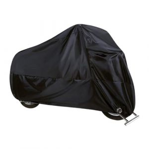 Housse de moto imperm&eacute;able, protection UV pour ext&eacute;rieur, scooter &agrave; moteur, avec trou, protection UV pour ext&eacute;rieur, XXL 190T (LIYANHO, neuf)