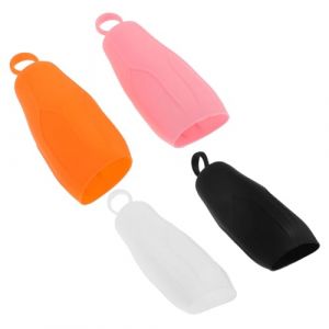 DEARMAMY 4pièces Housse Élastique Pour Bouteille De Voyage Manchon Anti-fuites Pour Conteneur De Voyage Housse De Bouteille De Shampoing Lot (Liiane, neuf)