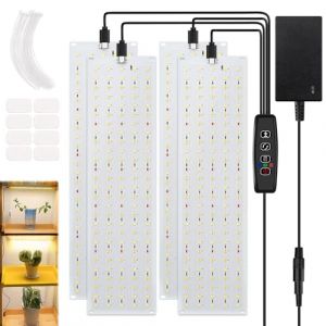 Lampe de Croissance LED, 4 x 135 LEDs Lampe Horticole, Lampe Plante Interieur, Lampe de Plante Spectre Complet, Lampe de Culture avec Minuterie, 3 Modes, 10 Luminosité, pour Plantes D'intérieur (CEANNA, neuf)