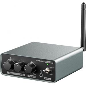 Bluetooth Préampli Phono, Préamplificateur de Platine Phonographe avec Entrée RCA, Sortie Bluetooth, pour Tourne Disque Vinyle avec Commutateur de Sortie Phono et Niveau Ligne, Gain 36 DB/4 DB (Life Tribes, neuf)