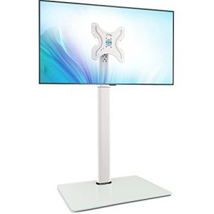 FITUEYES Support TV au Sol pour Téléviseurs de 19 à 42 Pouces,Support TV sur Pied TV Pivotant 70° et 16 Réglages en Hauteur avec Base en Verre Trempé jusqu'à 35 kg,Max VESA 200x200 mm (fitueyes-eu, neuf)