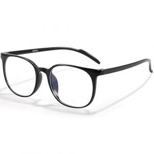 ANRRI Lunettes Anti-lumi&egrave;re Bleue pour Ordinateur, Protection UV, Anti-Fatigue oculaire, Lunettes de Jeu, Classic Black, M (Anrri FR, neuf)