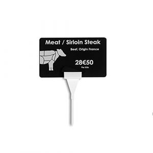 Lot de 25 supports pour &eacute;tiquettes de prix [AC00001] (Total Barcodes Limited, neuf)