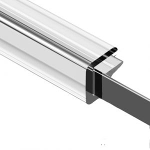 mophrati Bordure Transparente en U pour Table en Verre, et Bordure en Silicone, Bordure et Profil en PVC Transparent en Silicone, 12 * 11mm, 4m (loopmalice, neuf)