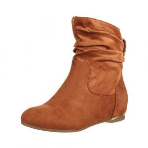 Elara Bottes Femme Talon Compens&eacute; Chunkyrayan 130-PA-Camel-40 (Elara-Shop Preise inkl. MwSt, neuf)
