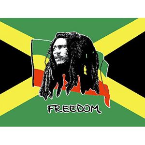 Haute Qualit&eacute; 5 ft x 3 ft 5 'X3' drapeau Bob Marley &ndash; Jamaique Rasta (Right Goods Right Price, neuf)