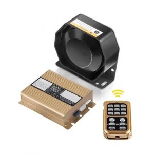 Langjiee 200w 8 Son Fort Avertissement De Voiture Police Incendie Alarme d'urgence Sir&egrave;ne D'incendie 1 Klaxon Pa Haut-Parleur V&eacute;hicule Sir&egrave;ne Alarme De Voiture (ZOLAYTYG, neuf)