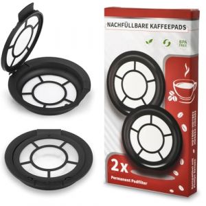 Ancable Lot de 2 dosettes de café rechargeables - Pour machines à café Senseo - Variétés de café au choix - Pour les amateurs de café - Compatible avec Philips Senseo HD7800-HD7892 (Ancable Euro Direct, neuf)