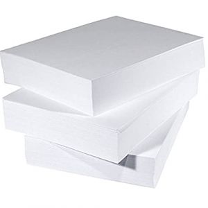 Ramette de 1000 feuilles de papier blanc A5 lisse pour imprimante A5 80 g/m² (Be Creative_1, neuf)