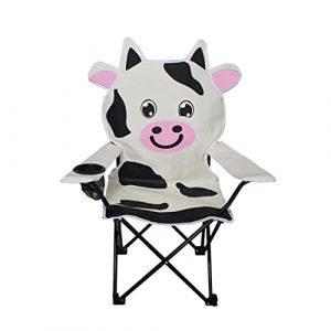 Fauteuil de pêche, de camping, pliable, pour enfant, avec porte-gobelet et sac, pour se détendre, peu encombrant, bleu (Mojawo, neuf)