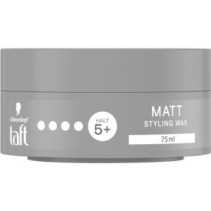 Schwarzkopf TAFT Cire coiffante mate (75 ml) pour une finition mate avec une tenue longue durée, douce pour les cheveux et le cuir chevelu, végétalienne, cire coiffante (CHANNEL TOYS, neuf)