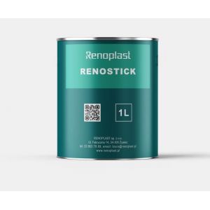 Renoplast® Colle pour membrane EPDM Renostick RS10 1 l - Film de blocage pour l'étanchéité des structures - Protection de façade - Terrasse - Abri de jardin - Balcons - Sols ventilés (SuperProfile, neuf)