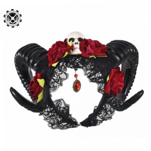 Didiseaon 1 Pc bandeau cosplay cornes cosplay peluche bandeau de cornes de diable pinces à cheveux cornes de diable bandeau halloween deguisement halloween bande de cheveux d'halloween (Merkowski, neuf)