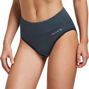 BALEAF Culotte Vélo Rembourrée Short Vélo Femme Cuissard Vélo Femme sous-vêtement de Cyclisme Rembourré avec Gel 3D pour Femmes-Gris-M (Buyvison Sports Gears, neuf)